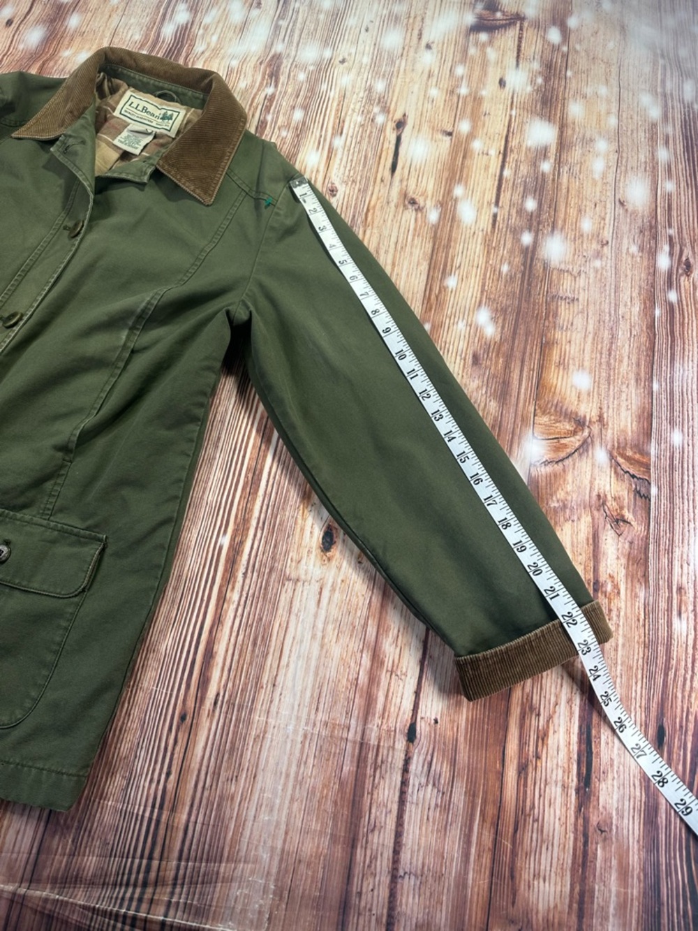 Vintage LL Bean Adirondack Barn Women’s Jacket  (Flannel-Lined) Size Small - Picture 12 of 16